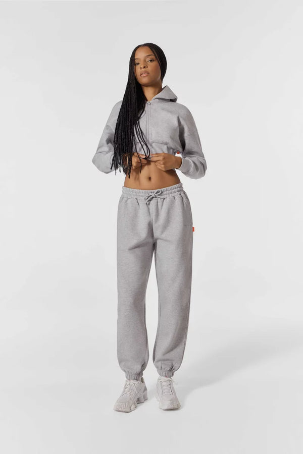Sweat cropped CATHOU à capuche