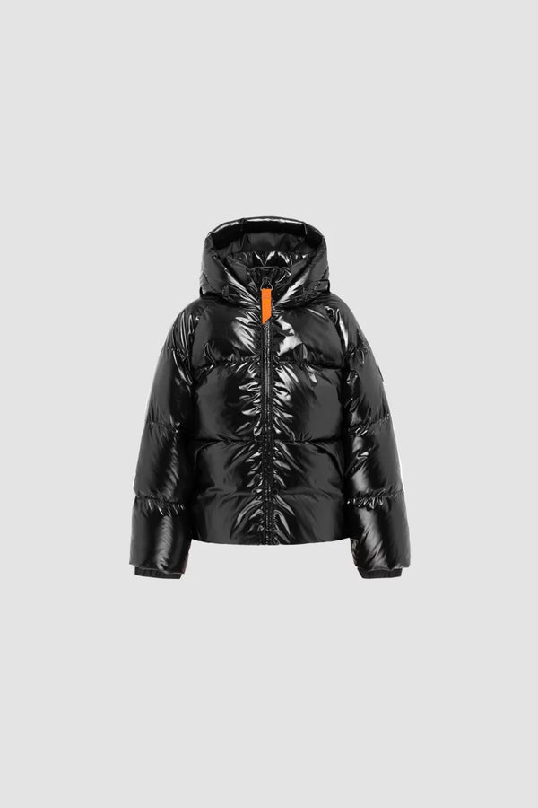 Doudoune LITTLE ZAZOU BR nylon glossy