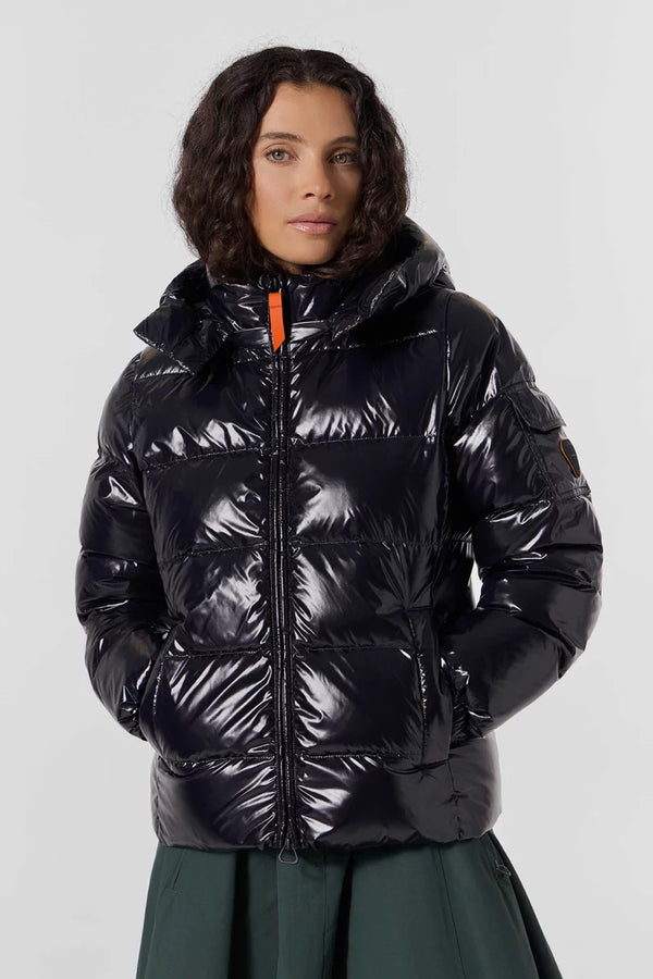 Doudoune ONDINE BRIGHT brillante à capuche